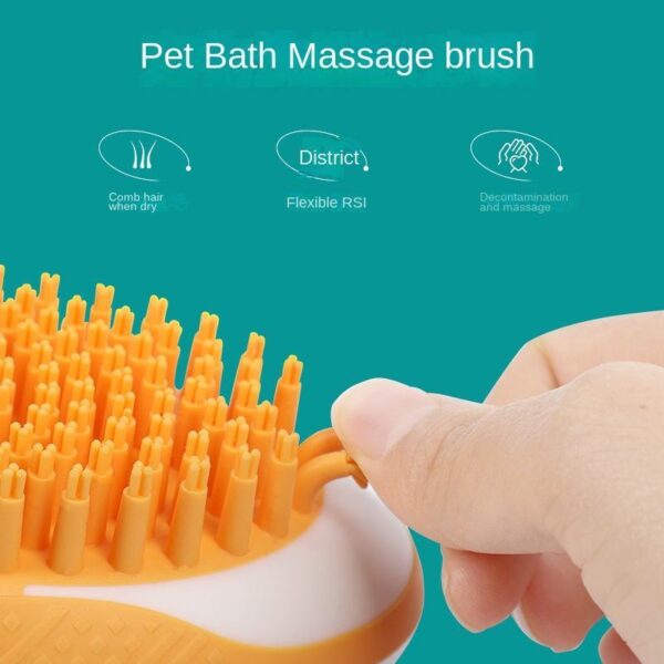 013e9f84-47f3-44a3-ab40-055102b82de6.jpg Dog Cat Bath Brush 2-in-1 Pet SPA Massage Comb Soft Silicone Pets Shower Hair Grooming Cmob Dog Cleaning Tool Pet Products