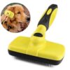 Compatible with Apple, Benepaw Premium Auto cabello limpio perro cepillo impermeable cómodo pequeño perro grande peine de aseo de mascotas herramientas gato encaja varios cabello