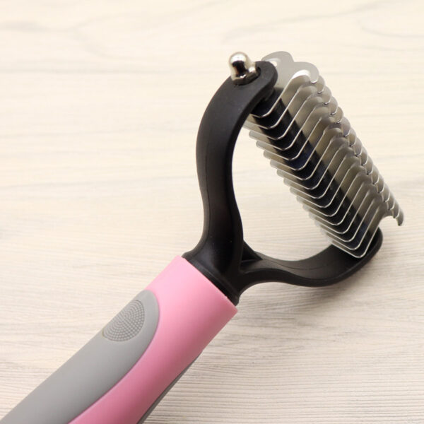 9430183708638.jpg Pet Long-haired Dogknot Comb Double-sided Blade Dog