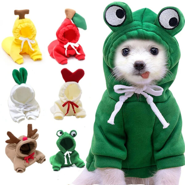 9fb68e6e-47d2-47c8-875f-f49b8fe541ea.jpg Cute Fruit Dog Clothes For Small Dogs Hoodies Winter Warm Fleece Pet Clothing Puppy Cat Costume Coat For French Chihuahua Outfit