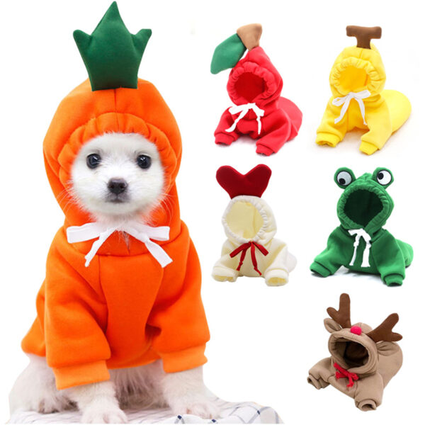 d1cb327b-eac1-40ae-ad4c-6f23aa09ef94.jpg Cute Fruit Dog Clothes For Small Dogs Hoodies Winter Warm Fleece Pet Clothing Puppy Cat Costume Coat For French Chihuahua Outfit