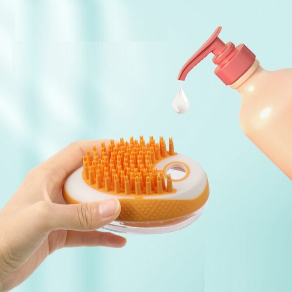 d3a9cae9-4232-4680-9a85-c53d39aa4745.jpg Dog Cat Bath Brush 2-in-1 Pet SPA Massage Comb Soft Silicone Pets Shower Hair Grooming Cmob Dog Cleaning Tool Pet Products