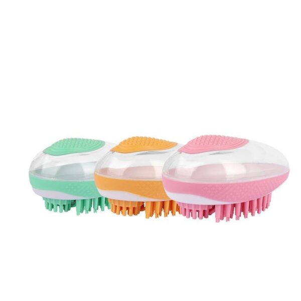 ef59a211-b1e8-4522-8577-d4fa56ba2b1d.jpg Dog Cat Bath Brush 2-in-1 Pet SPA Massage Comb Soft Silicone Pets Shower Hair Grooming Cmob Dog Cleaning Tool Pet Products