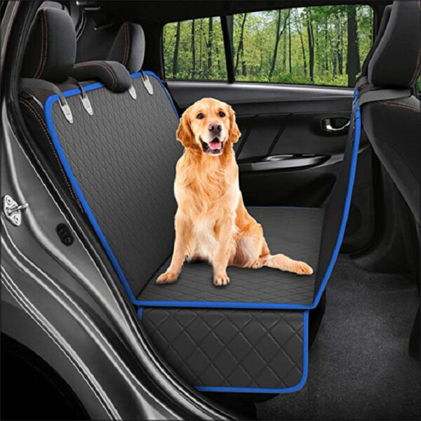 f1213750-b505-4d67-9968-edc0b23ce376.jpg Dog Car Seat Cover View Mesh Pet Carrier Hammock Safety Protector Car Rear Back Seat Mat With Zipper And Pocket For Travel